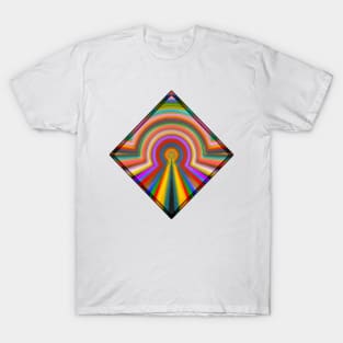 🌈 Rainbow Meditation Diamond T-Shirt